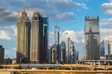Fototapeta na wymiar Dubai downtown, UAE