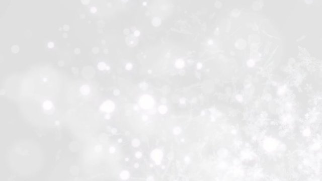 white abstract Festive background with snow and snowflake