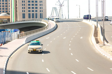 Fototapeta premium Taxi in Dubai