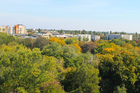 View on the city Kremenchug in Ukraine