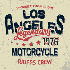 Fototapeta premium LA legend moto