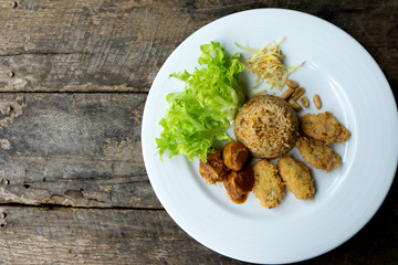 thai food mix rice