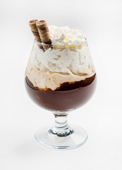 coffee with whipped cream