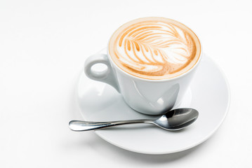 cup of cappuccino - obrazy, fototapety, plakaty
