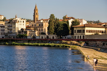 Obraz premium Florenz, Arno
