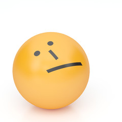 3d rendering background of emoticons © tigger11th