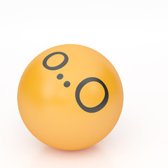 3d rendering background of emoticons © tigger11th