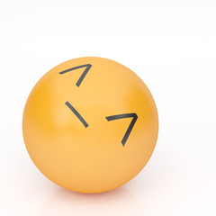 3d rendering background of emoticons © tigger11th