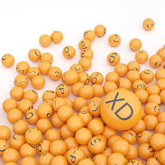 3d rendering background of emoticons © tigger11th