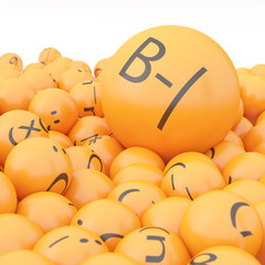 3d rendering background of emoticons © tigger11th