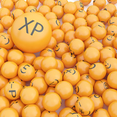 3d rendering background of emoticons