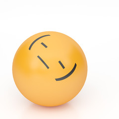 3d rendering background of emoticons © tigger11th