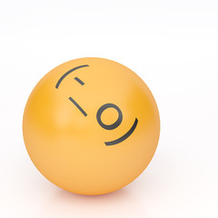 3d rendering background of emoticons © tigger11th