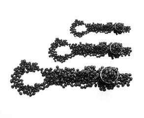 Art of coffee beans