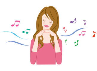 リラックスする女性