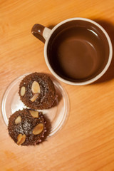 Cake chocolate brownies