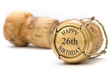 Happy 26th Birthday - Champagne