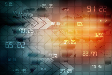 Background conceptual image of digital 3d icons