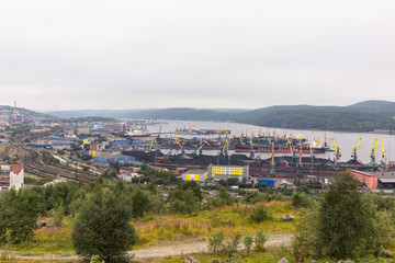 Fototapeta premium Port Murmansk