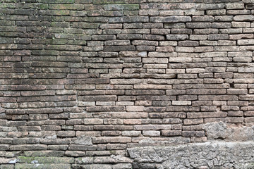 Brick wall texture pattern or brick wall background for interior or exterior design with copy space for text or image.