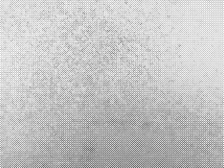 Halftone dots vector texture overlay. Black and white color abstract subtle grainy background.