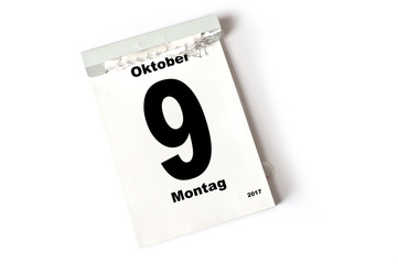 9. Oktober 2017