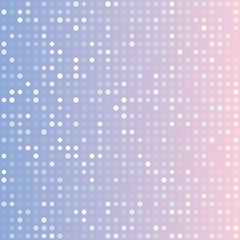 Blue serenity and pink rose quartz gradient background of multiples dots.