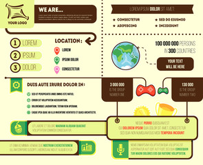 vector infographics template