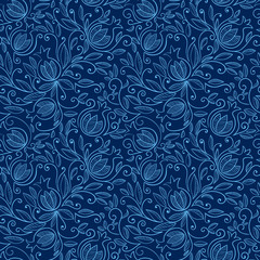 Pomegranate seamless pattern