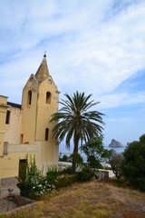 Fototapeta na wymiar Panarea - Chiesa di San Pietro