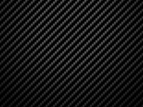 Vector black carbon fiber volume background. Abstract cloth material wallpaper with shadow for car tuning or service