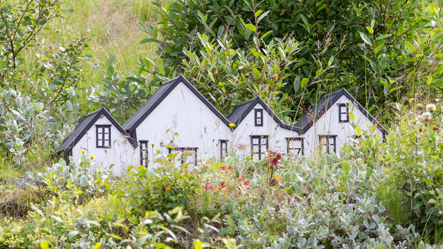 Small Toy Elf House In Iceland