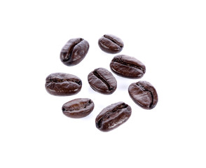 Obraz premium coffee beans on white background