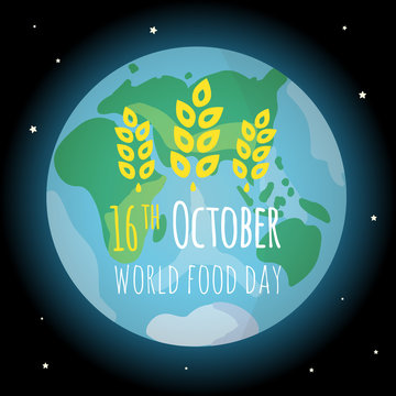 vector world food day illustration