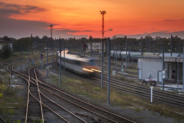 Fototapeta premium Transport ferroviaire