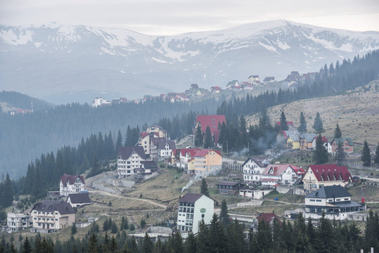 Ranca, a ski resort in the Parang Mountains, Carpathian Mountains, Oltenia Region, Romania