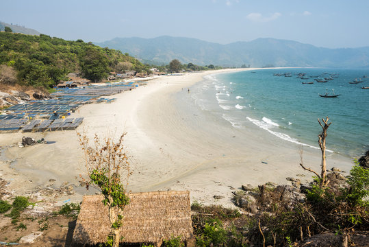 Tizit Beach and fishing village, Dawei Peninsula, Tanintharyi Region