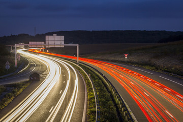 Autoroute de nuit