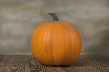 Orange Pumpkins with leaf as a symbol of Autumn and Halloween