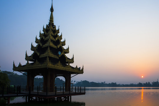 Early morning view of Royal Kaytumadi Hotel, Toungoo