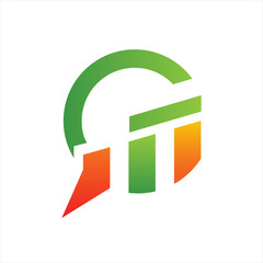 Letter G chat logo
