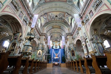 Kościół Franciszkanów w Przemyślu - obrazy, fototapety, plakaty
