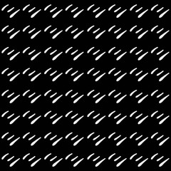 Monochrome minimalist hand drawn pattern dash