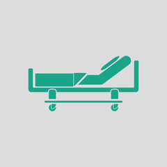 Hospital bed icon