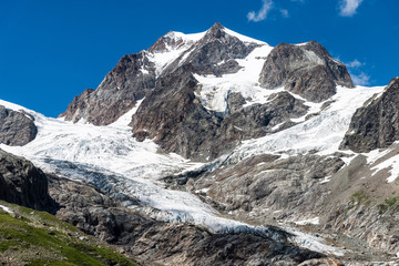 Obraz premium a view of veny valley at aosta italy