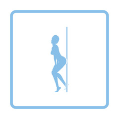 Stripper night club icon