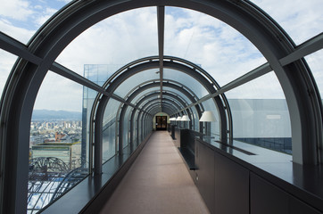 空中経路　京都駅