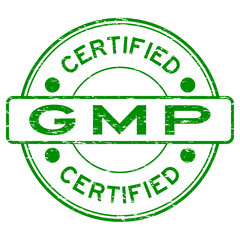 Grunge green GMP (Good Manufacturing Practice) certified rubber