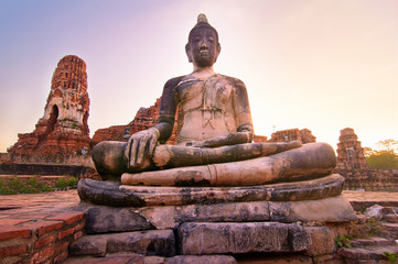 Khmer temple in Ayutthaya, Thailand.
