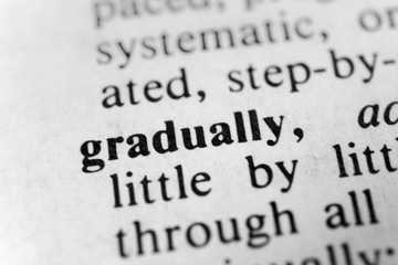 Gradually